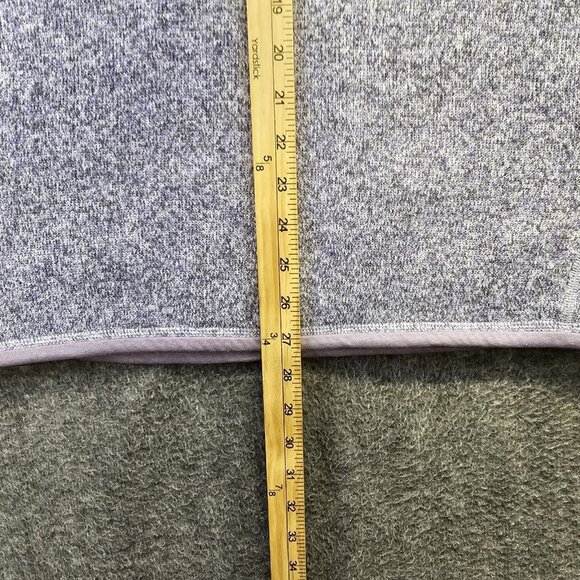 Patagonia Better Sweater Womens XL Light Purple Mauve 1/4 Zip Fleece Pullover - Picture 10 of 12